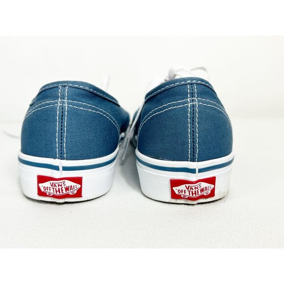 Vans Unisex Authentic Skate Canvas Lace Sneakers in Navy - (M7.0/W8.5) - Picture 5 of 8